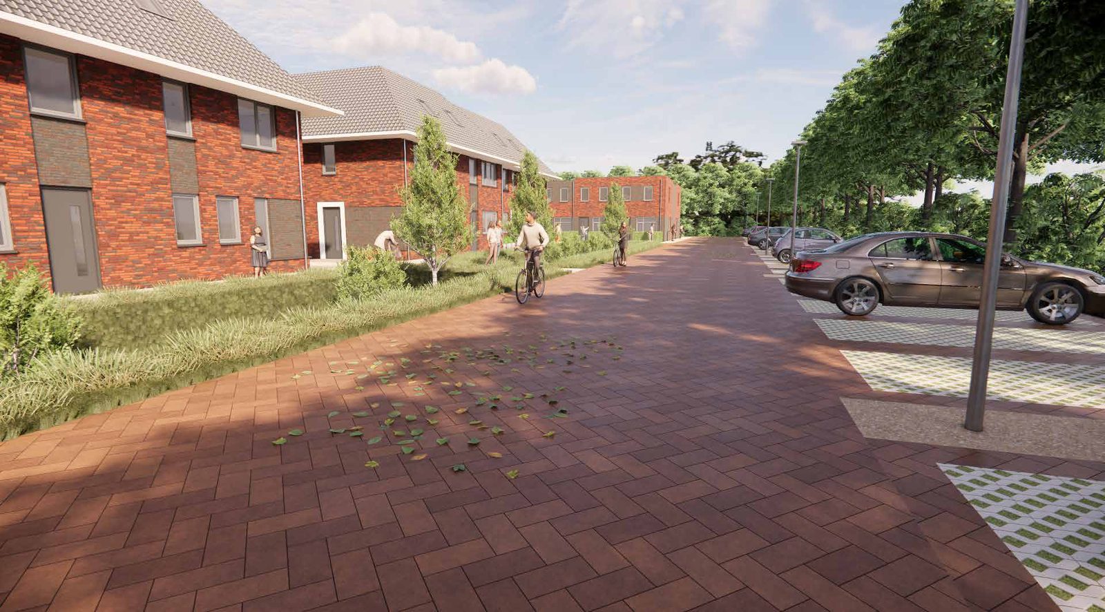 De groene woonomgeving van Banninghof